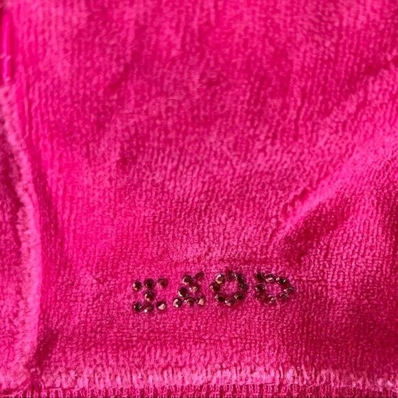 Izod Movement Velour Hoody Jacket Pink - Picture 2 of 11